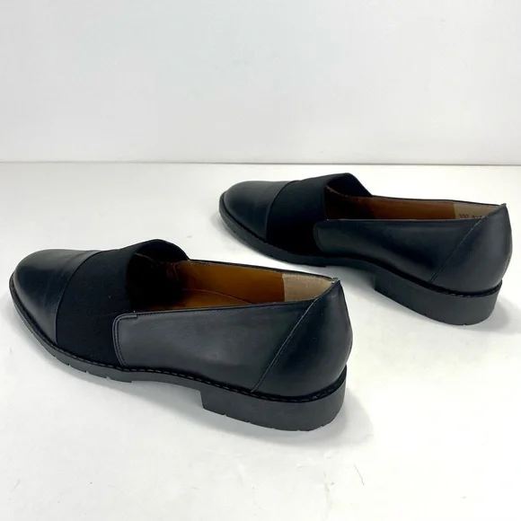 📌SOLD📌 NATURALIZER DUAL ACTION FOAM BLACK LEATHER LOAFERS🆕 - Picture 3 of 14